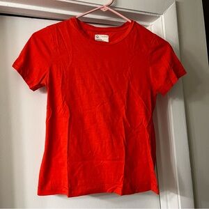 For Days, Orange short sleeve basic tee, size XS
